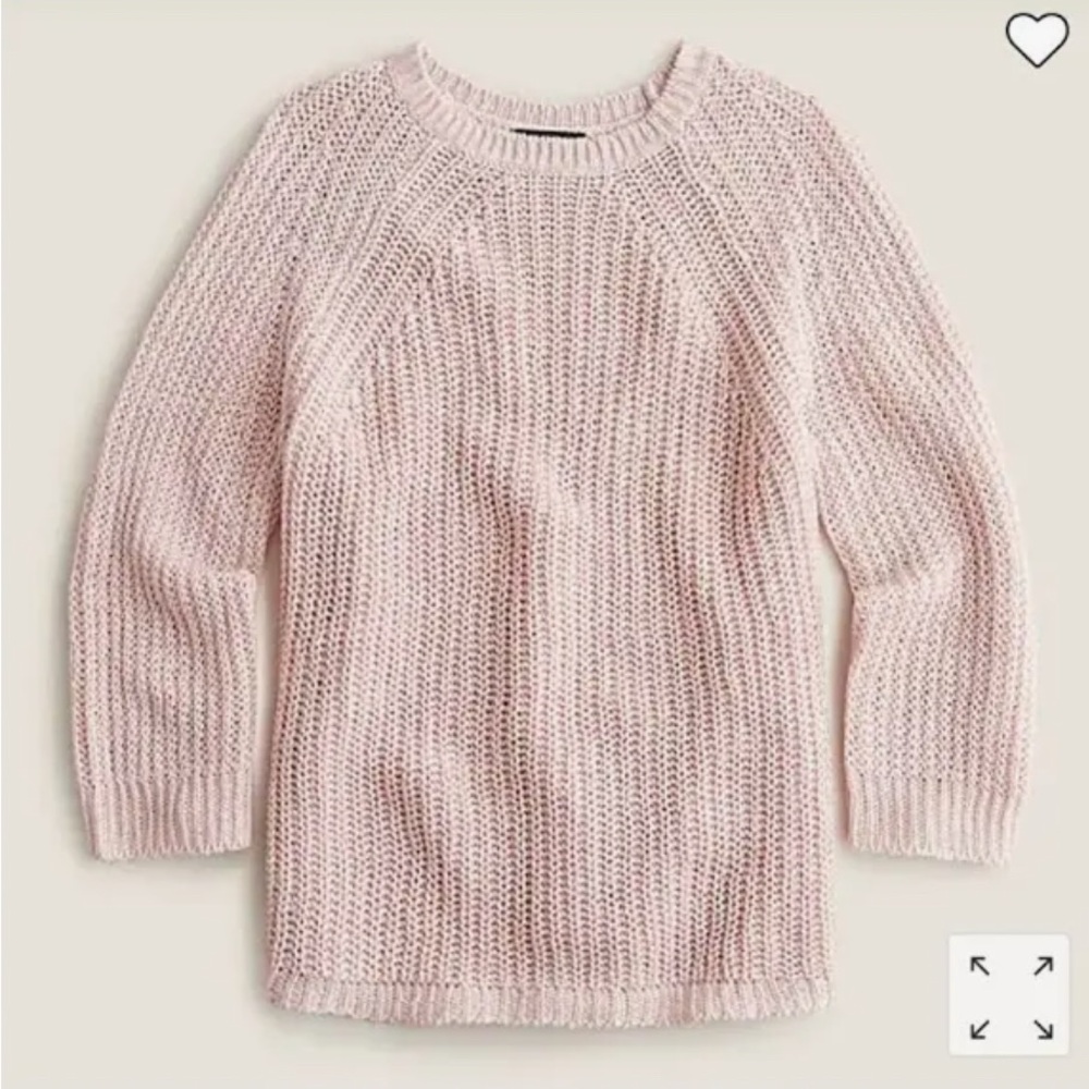 J.Crew Relaxed Fit Linen Beach Sweater